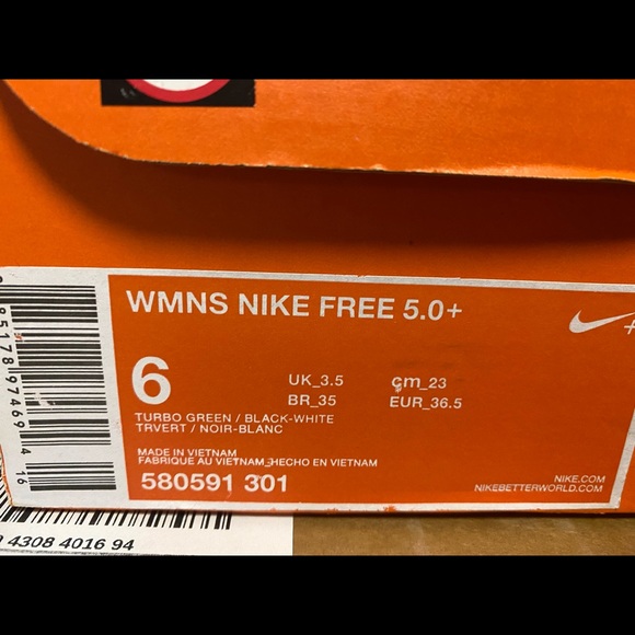 Nike free turbo green 5.0+ - Picture 3 of 3